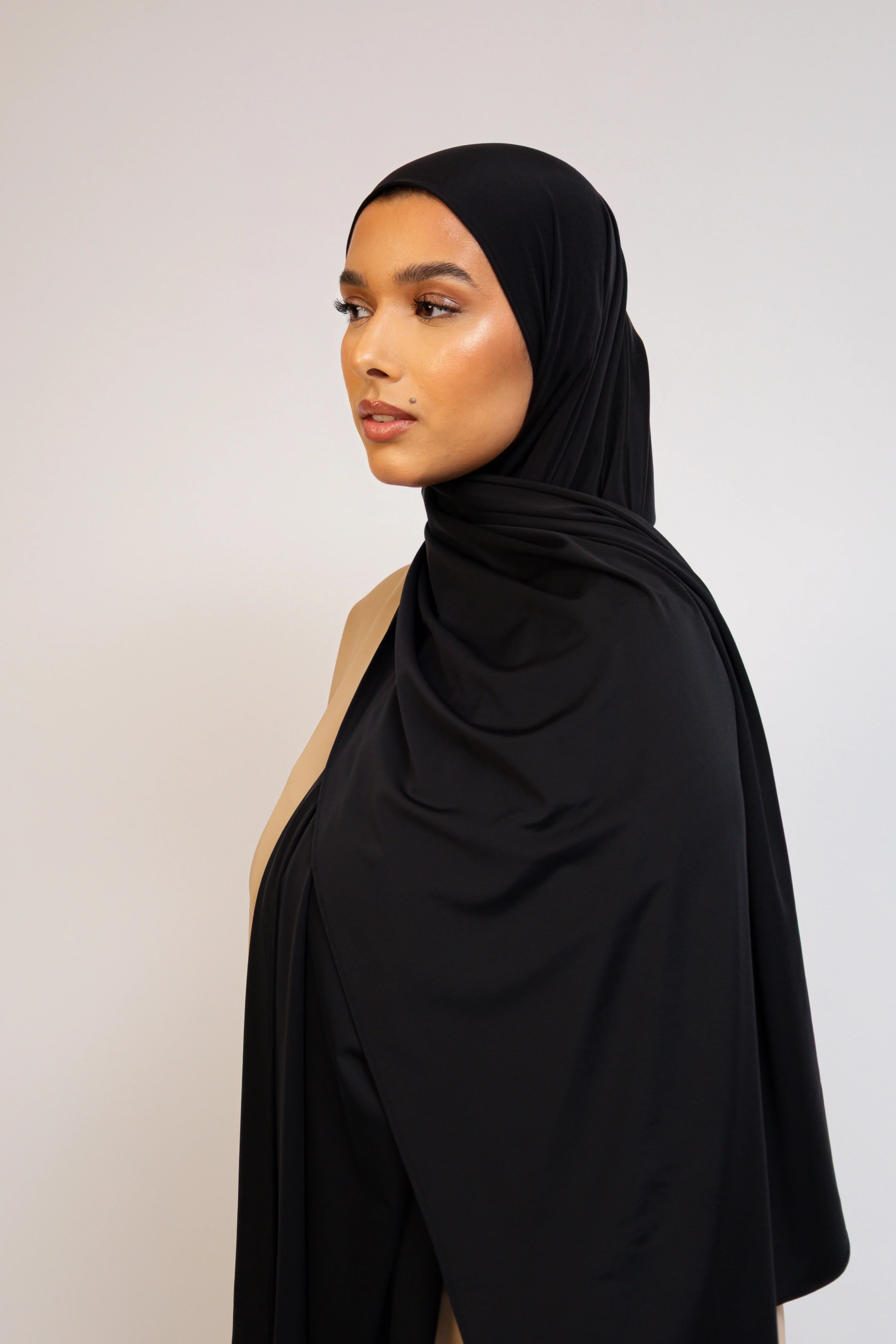 Voile Jersey Noir